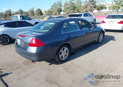 2007 Honda Accord 2.4 Se из США, поврежденный, VIN JHMCM56317C004856